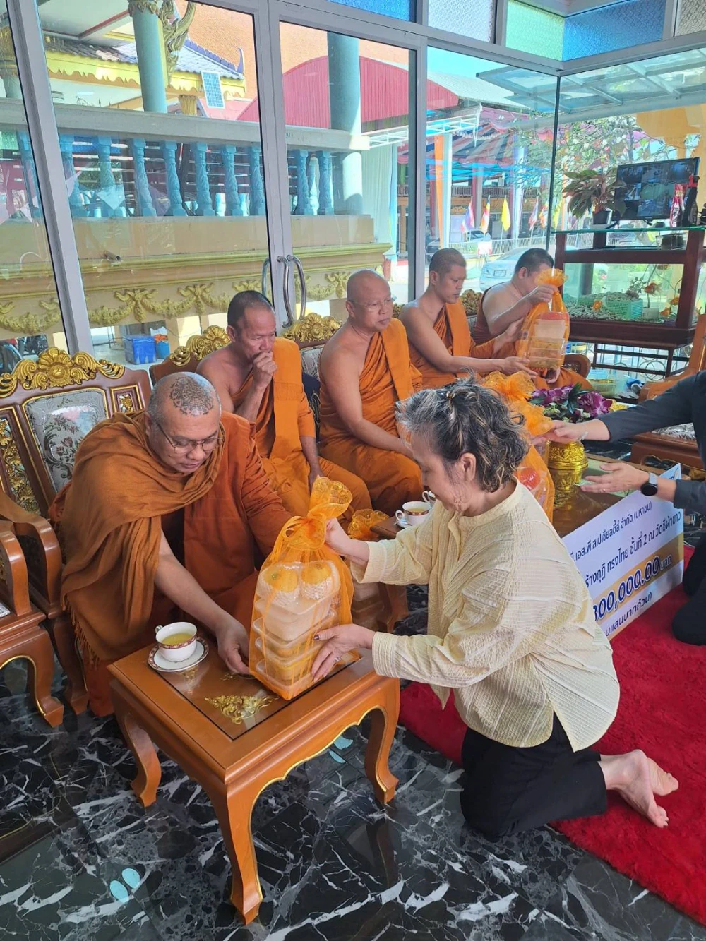 PSP มอบเงินสนับสนุนสร้างกุฏิทรงไทย ณ วัดชีผ้าขาว จังหวัดสมุทรสาครส่งเสริมวัฒนธรรมควบคู่กับการอนุรักษ์ศิลปวัฒนธรรมเพื่อเป็นศูนย์กลางของชุมชน