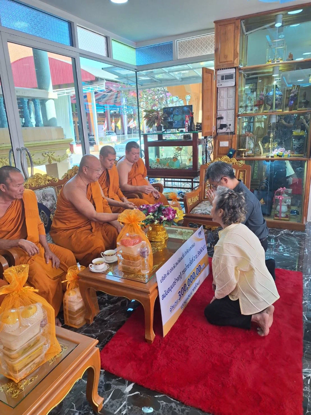 PSP มอบเงินสนับสนุนสร้างกุฏิทรงไทย ณ วัดชีผ้าขาว จังหวัดสมุทรสาครส่งเสริมวัฒนธรรมควบคู่กับการอนุรักษ์ศิลปวัฒนธรรมเพื่อเป็นศูนย์กลางของชุมชน